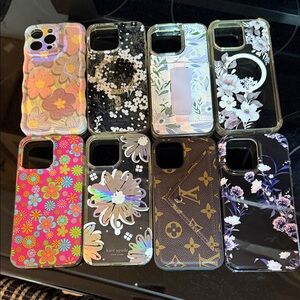 8 iPhone Cases Floral iPhone Case - Multicolor for IPhone pro max 15 or 16